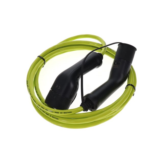 EV 32A - 5M STRAIGHT GREEN - T2 TO T2 - SINGLE PHASE photo 3