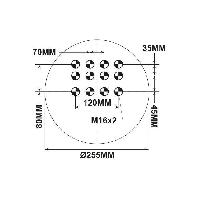 AIR SPRING ASSEMBLY (ASK020) BPW STEEL PISTON photo 3