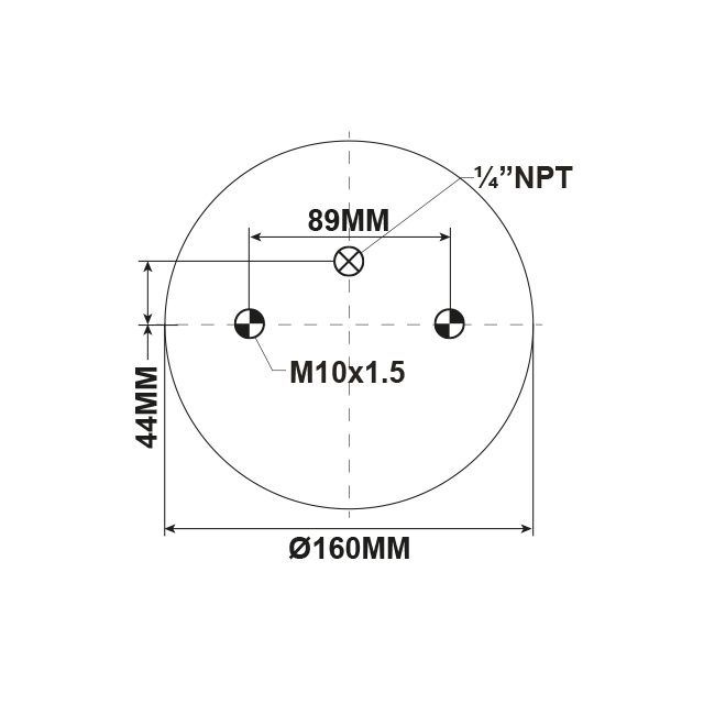 AIR SPRING (ASK009) M10 DOUBLE CONVOLUTED photo 2