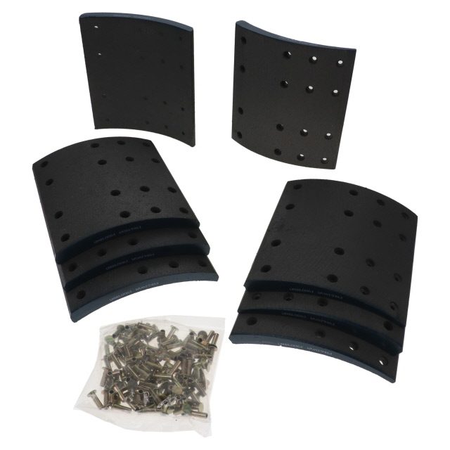 YK8/9-3 BRAKE LINING AXLE SET WVA19461/WVA19462