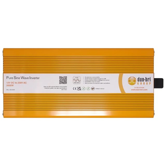 Dun Bri Pure Sine Wave Invertor 2000W 12V photo 2