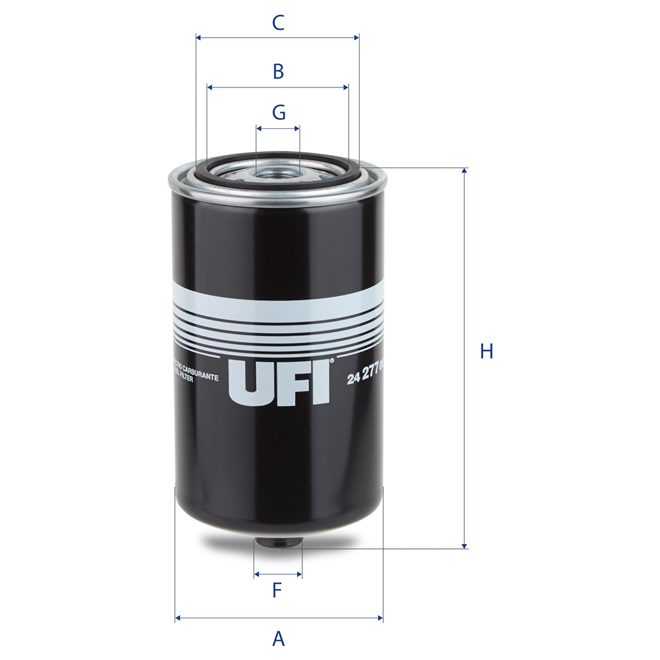 UFI Diesel FUEL FILTER photo 2