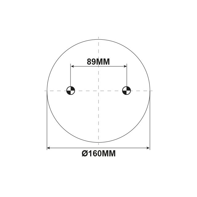 AIR SPRING (ASK053) DOUBLE CONVOLUTED M24/M16 COMBI photo 3