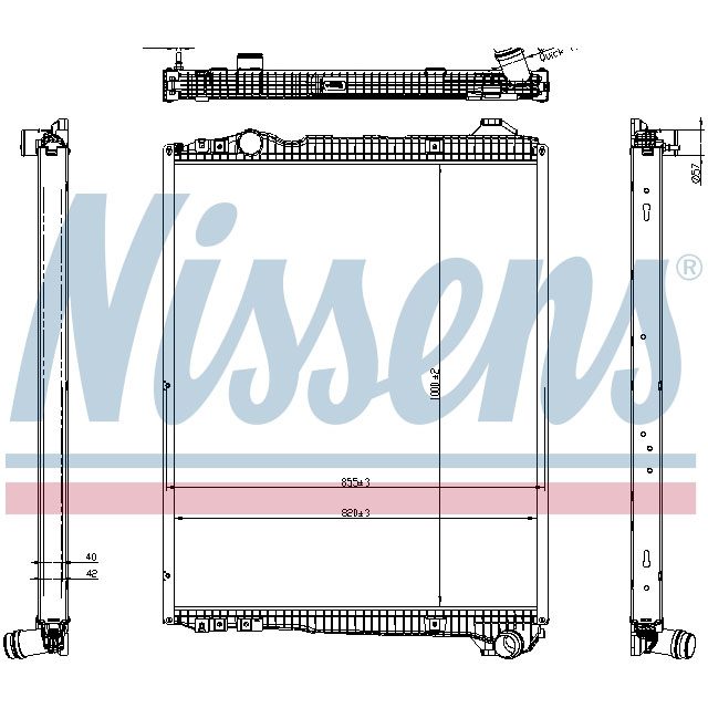 NISSENS RADIATOR TO SUIT SCANIA