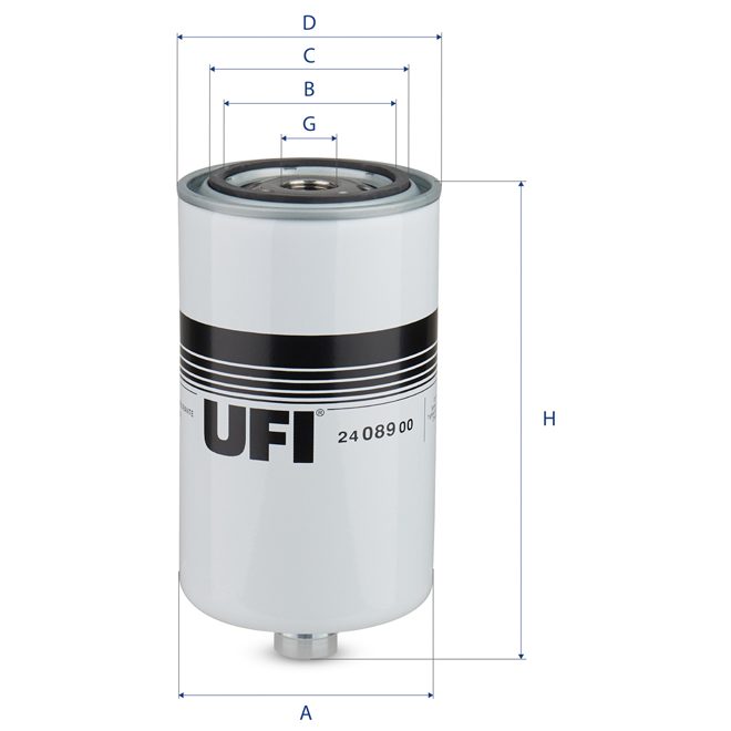 UFI FUEL FILTER 24 089 00 photo 2