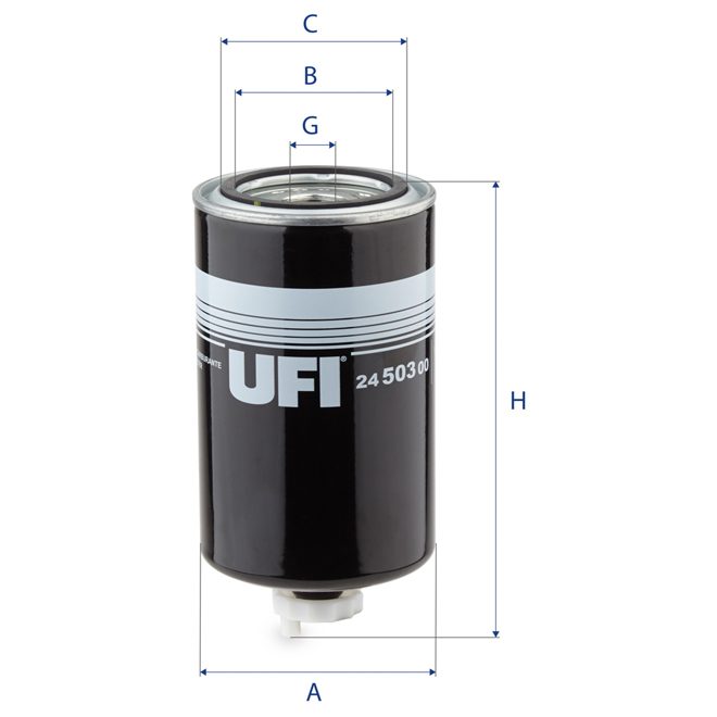 UFI Diesel FUEL FILTER photo 2