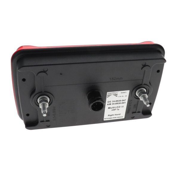 Aspoeck Multiled III Rear Light RH 7 Pin Amp photo 3