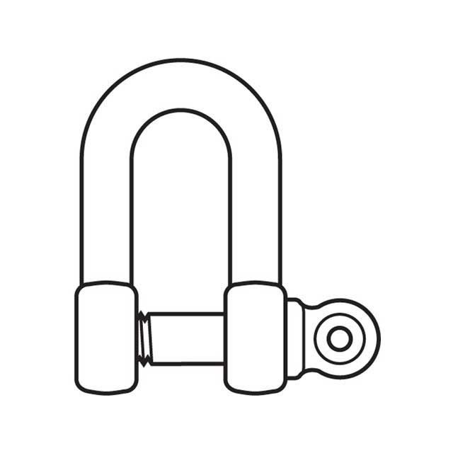 D-SHACKLE 3/4" PIN