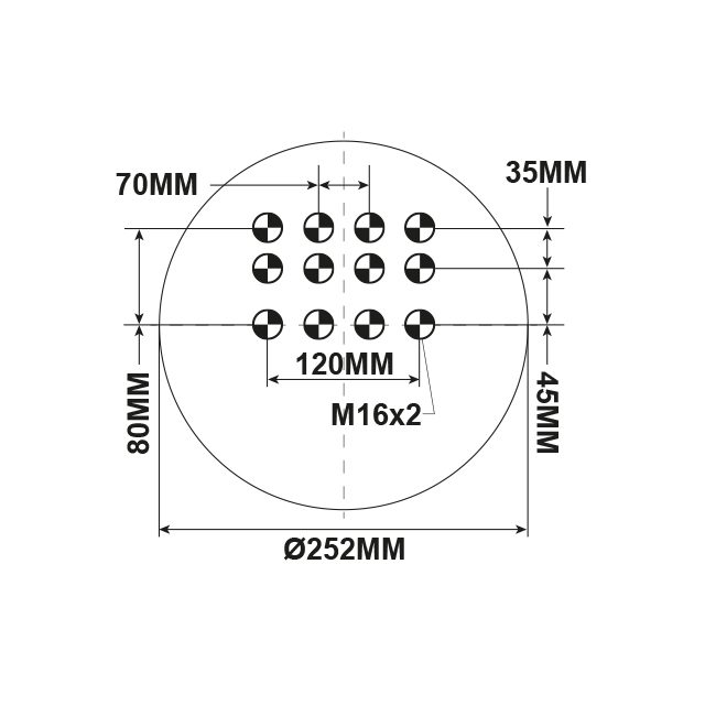 AIR SPRING ASSEMBLY (ASK020) PLASTIC PISTON BPW photo 3