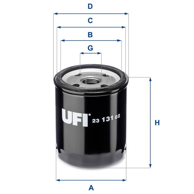 UFI OIL FILTER 23 131 02 photo 2