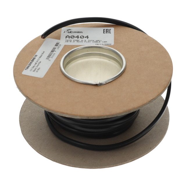 Twin core 0.5 thin wall 16-0.2 twin flat cable 10M