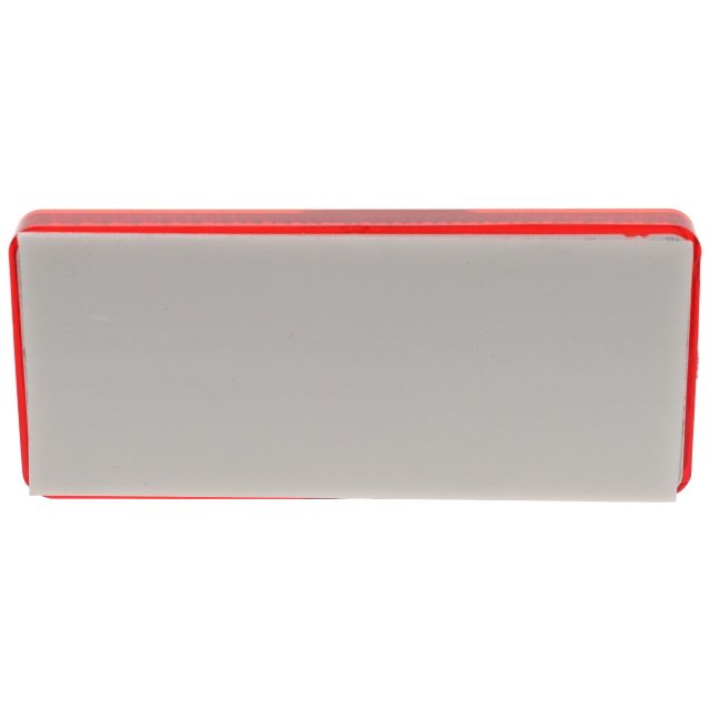 Oblong Red Reflector 94x44mm Self Adhesive photo 2