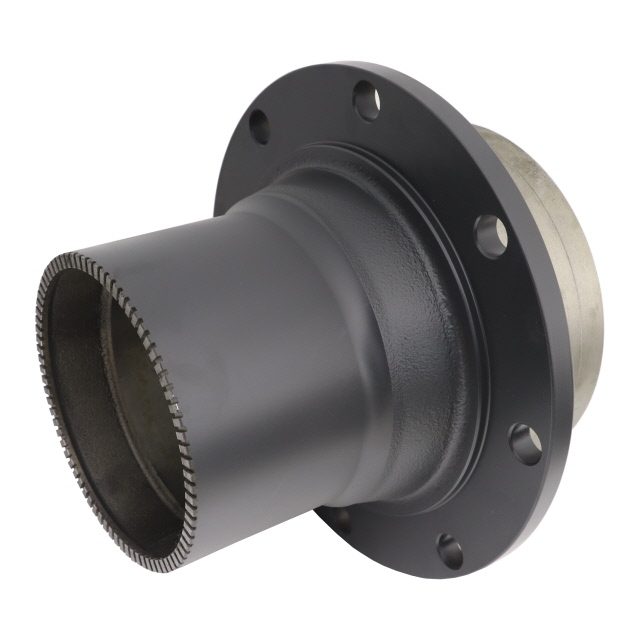 LIFT AXLE BARE WHEEL HUB WITH CAST ABS RING photo 2