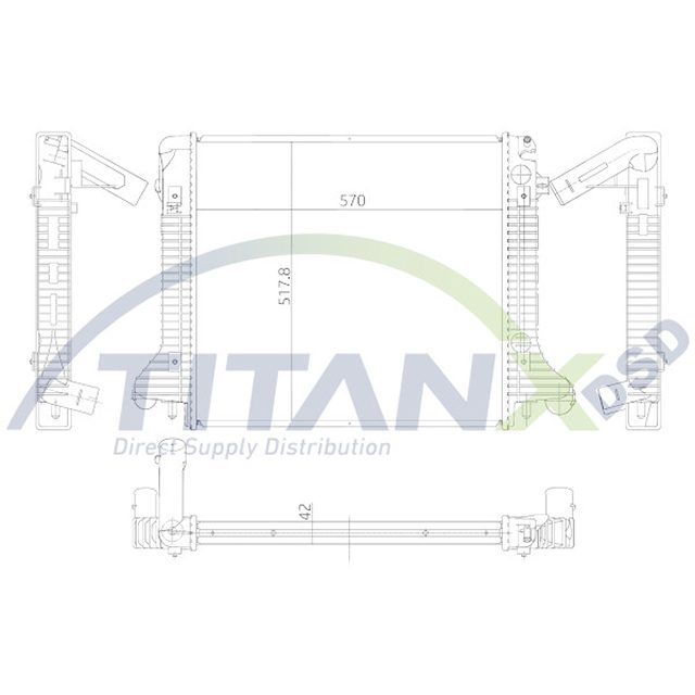 TITANX RADIATOR MERCEDES