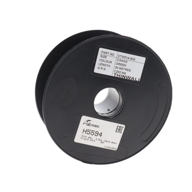THIN WALL 2.0mm (28/0.30mm) GREEN Single Core 30M photo 4