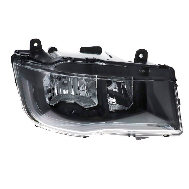 RH Bulb Headlamp (RHD), LED Indicator & DRL, Manual Load Levelling, MAN TGX/TGS/TGL/TGM