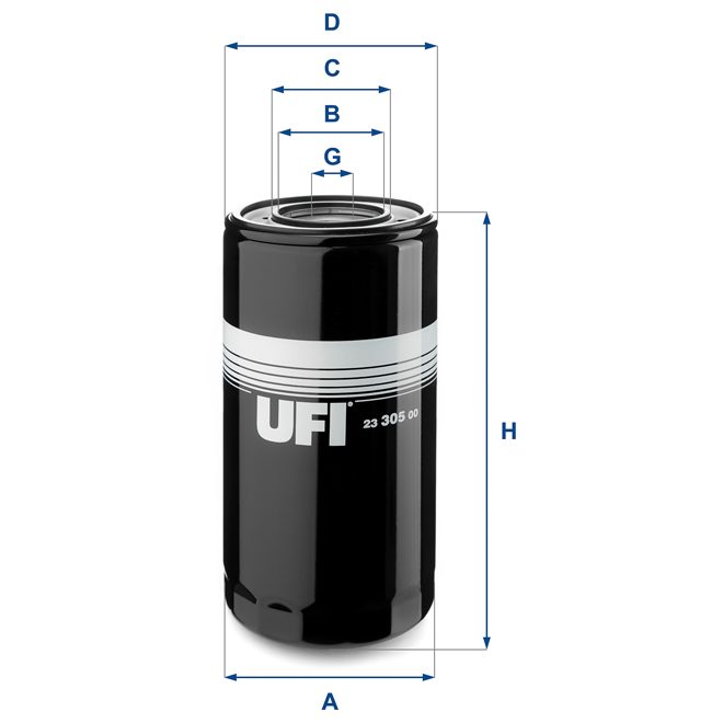 UFI OIL FILTER 23 305 00 photo 2