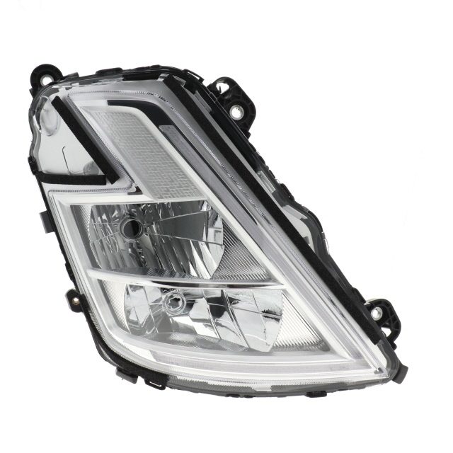 HEAD LAMP MANUAL BULB CHROME LHD RH