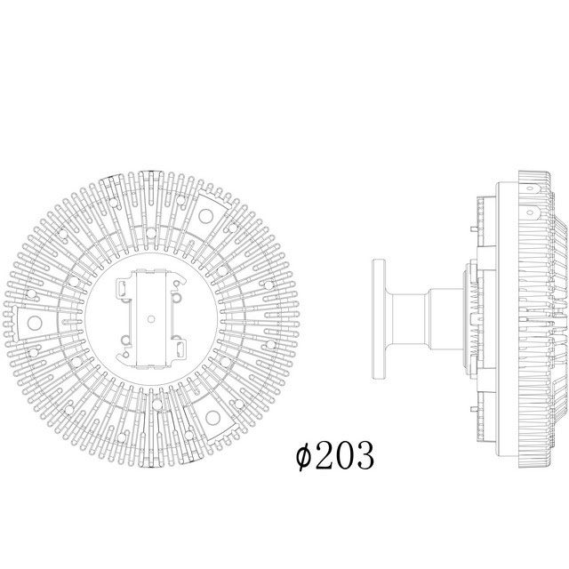 VISCOUS CLUTCH HUB UNIT photo 2