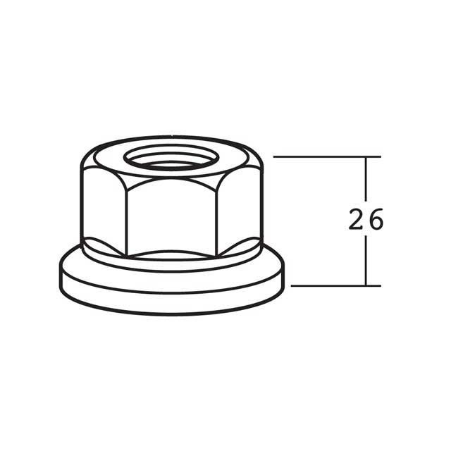 Wheel Nut M22X1.5 RHT 32mm A/F photo 2