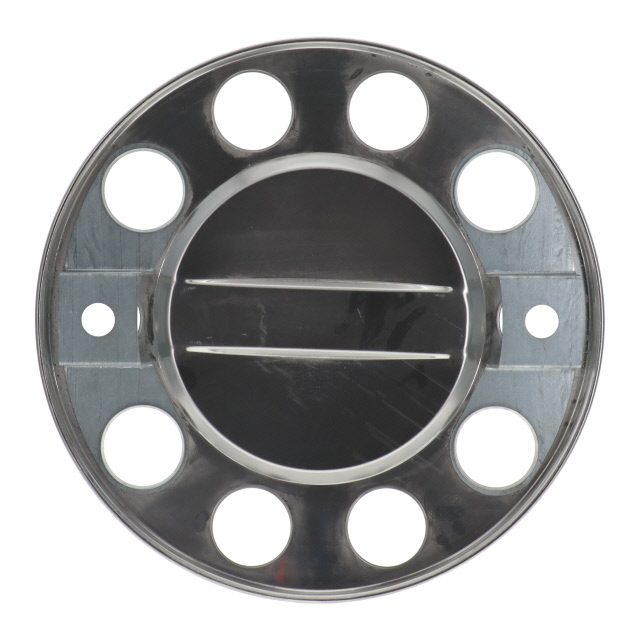 STAINLESS STEEL WHEEL TRIM 22.5IN SOLID TYPE (32mm MOUNT HOLES) photo 2