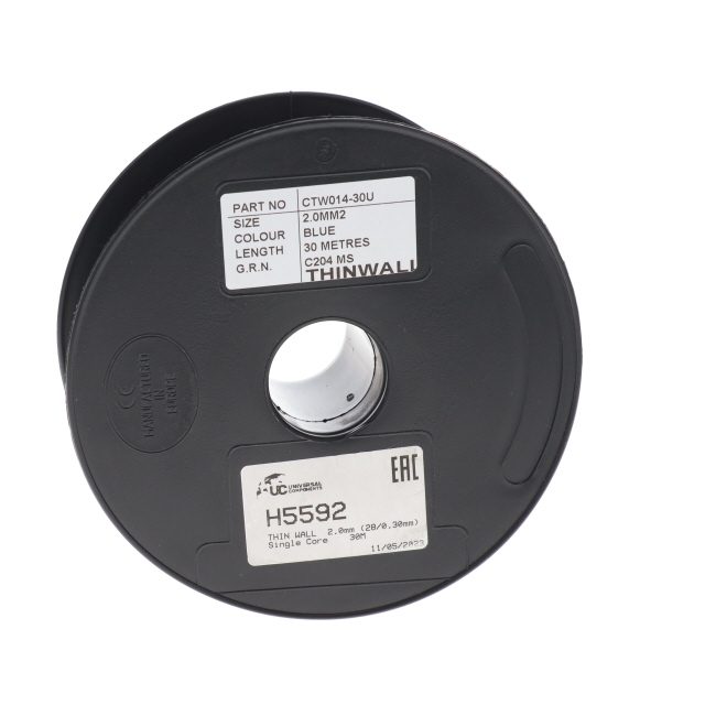 THIN WALL 2.0mm (28/0.30mm) BLUE Single Core 30M photo 4