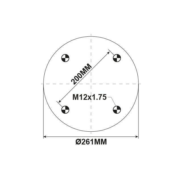 AIR SPRING ASSEMBLY (ASK002) STEEL PISTON  E2 photo 3