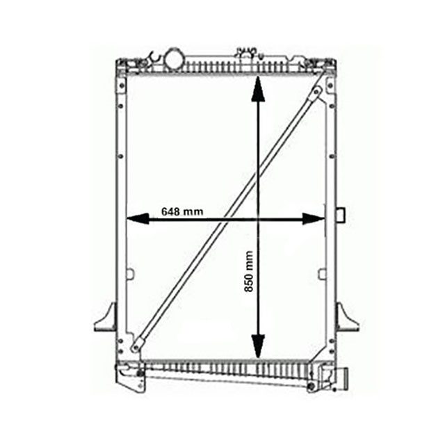 RADIATOR ASSEMBLY C/W FRAME
