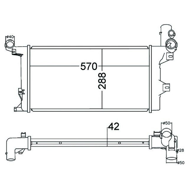 MERCEDES RADIATOR 8MK376758-031