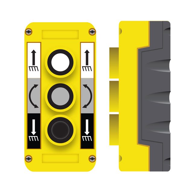 3 BUTTON MAFELEC STYLE TAIL LIFT CONTROL - UP/TILT/DOWN