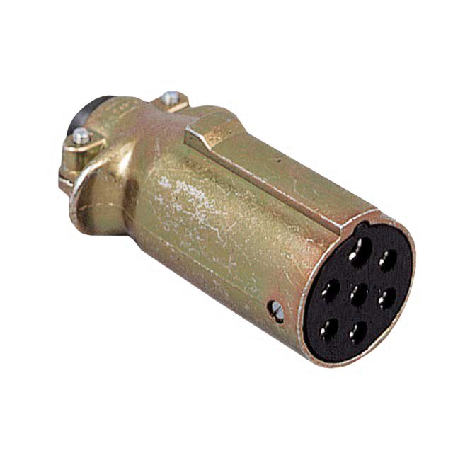 7 Pin Plug - 'N' Normal Metal Clang Type with Screw Terminals - 24v