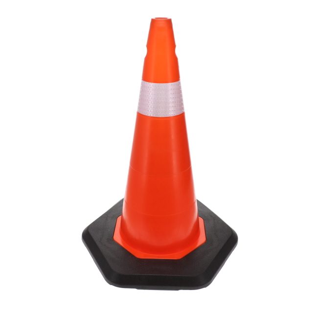 700MM ECOLIGHT TRAFFIC CONE - SINGLE BAND - HEAVY BASE photo 3