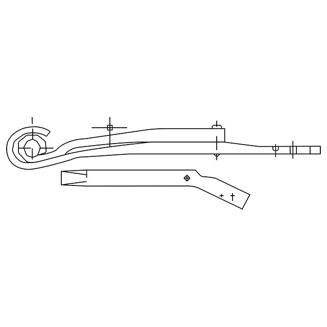 REAR TWIN LEAF TRAILING ARM RH photo 2
