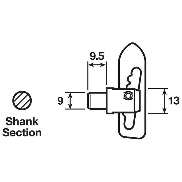 ANTI LUCE FASTENER WELD-ON