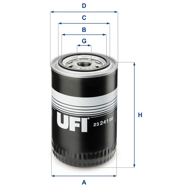 UFI OIL FILTER 23 241 00 photo 2