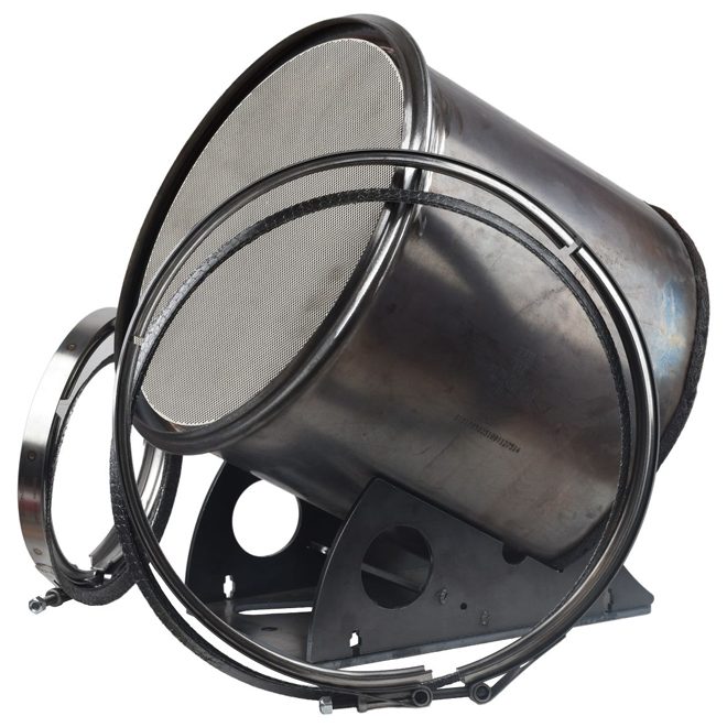 DPF Filter including fitting kit, exchange unit