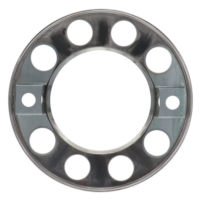 STAINLESS STEEL WHEEL TRIM 22.5IN HOLLOW TYPE (32mm MOUNT HOLES) photo 2