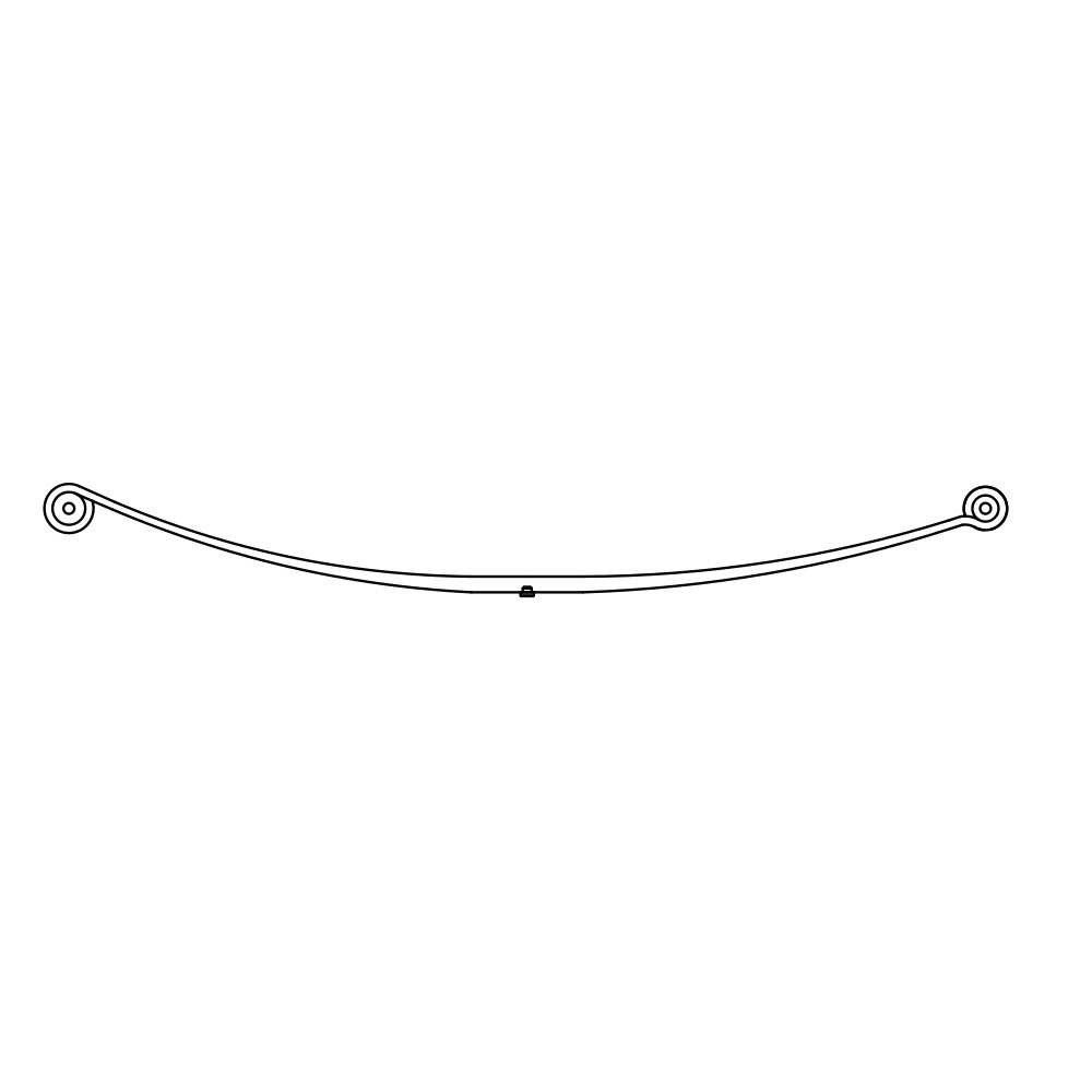 REAR SINGLE LEAF SPRING IVECO DAILY