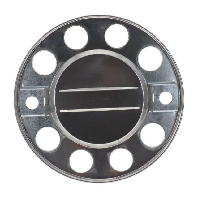STAINLESS STEEL WHEEL TRIM 22.5IN 25MM HOLES (571MM) SOLID TYPE (PLAIN) photo 2