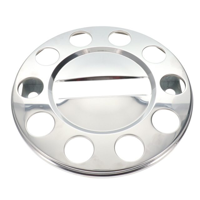 STAINLESS STEEL WHEEL TRIM 22.5IN SOLID TYPE (32mm MOUNT HOLES) photo 3