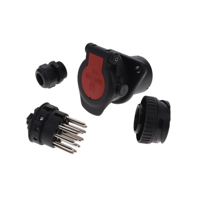 15 Pin Socket Straight Bayonet Screw Terminal