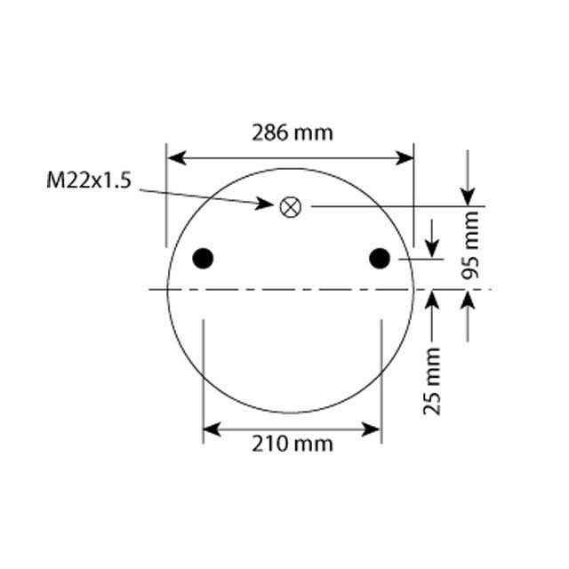 AIR SPRING ASSEMBLY (ASK008) PLASTIC PISTON SAF photo 3