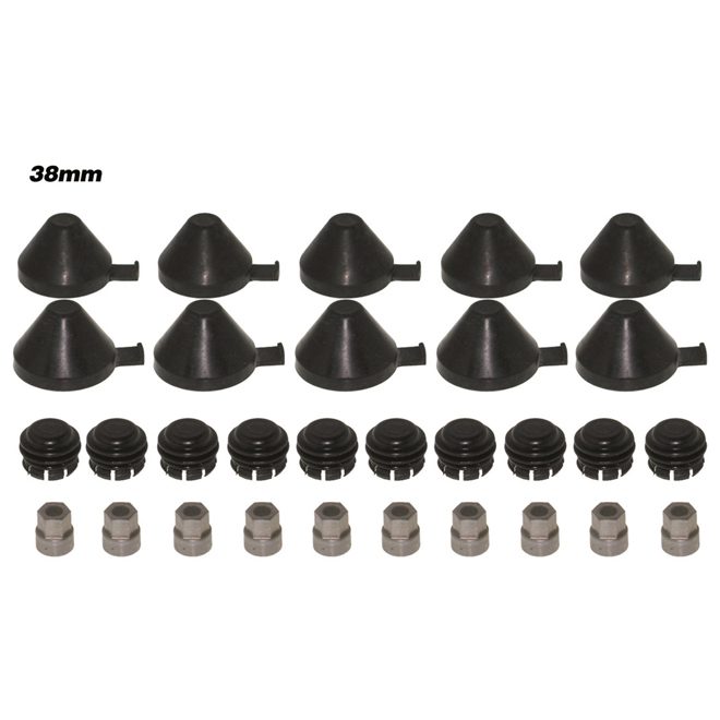 Top hexagonal nut cover cap