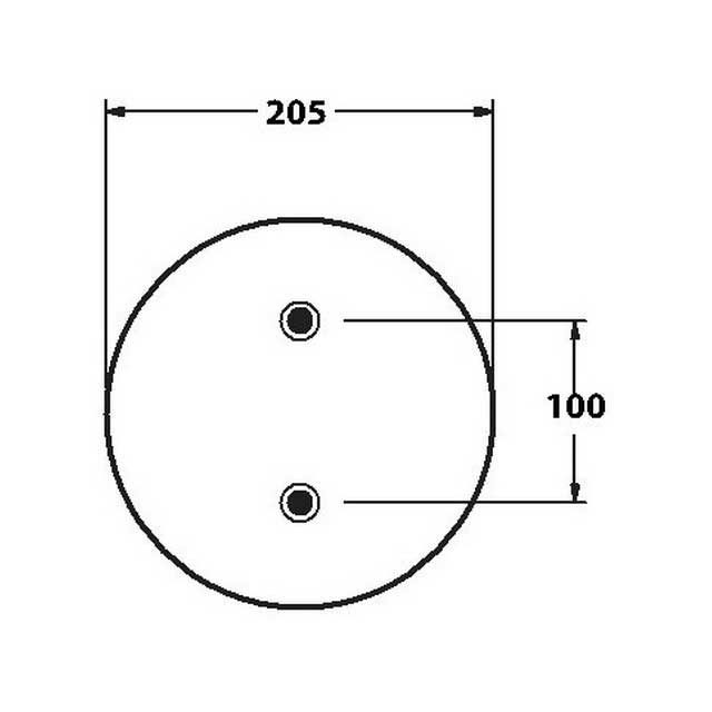 AIR SPRING ASSEMBLY (ASK005) PLASTIC PISTON HENDRICKSON photo 3