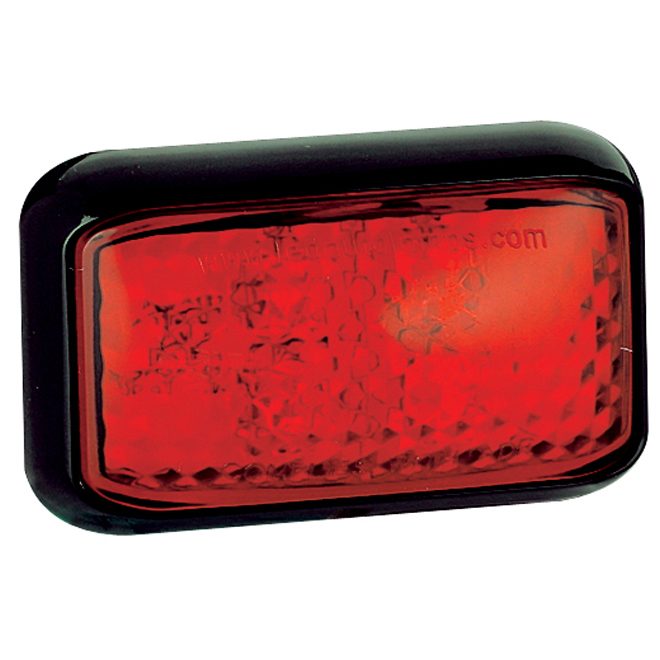Rear End Marker Lamp - Black Bracket