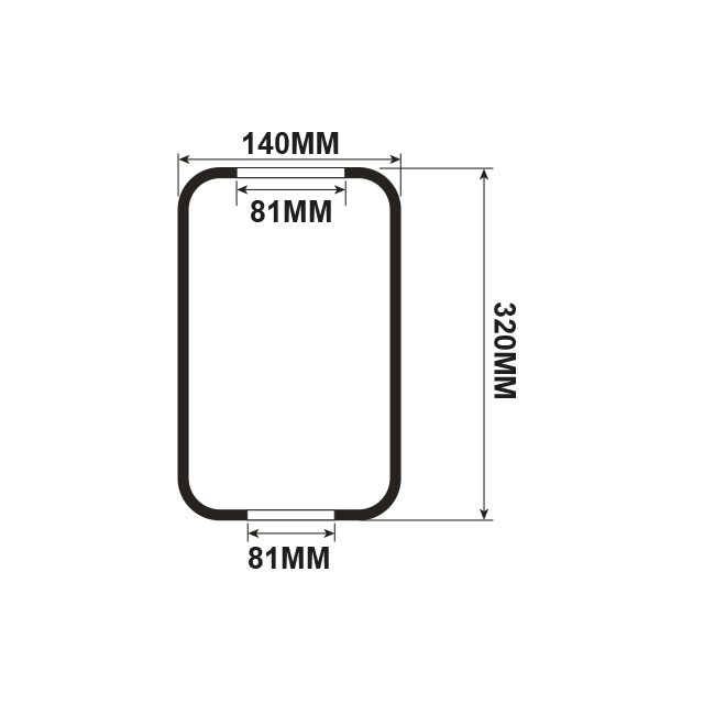 AIR SPRING DIAPHRAGM ONLY