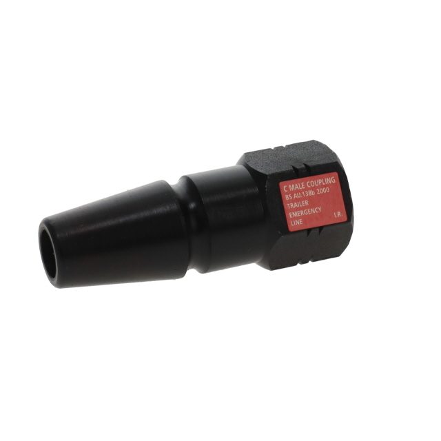 MALE C COUPLING BLACK M16X1.5