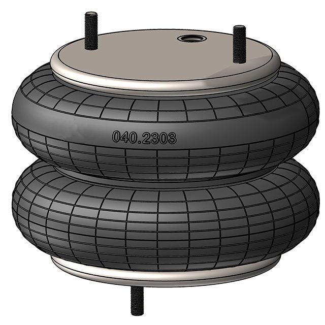 Double Convoluted Air Spring Assembly suits DAF