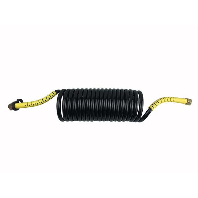 AIR COIL 4M BLACK WITH YELLOW TAIL M18 FEMALE