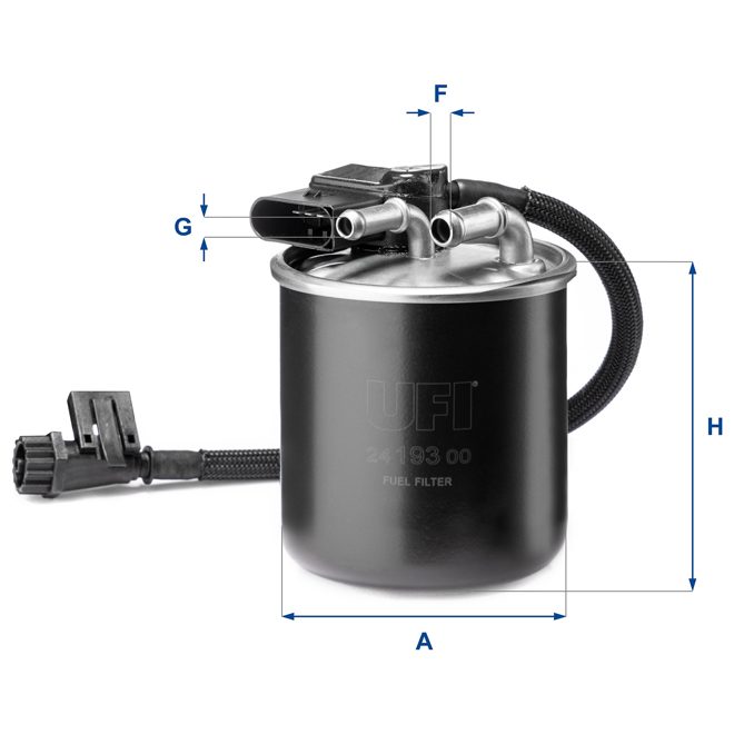 UFI FUEL FILTER 24 193 00 photo 2